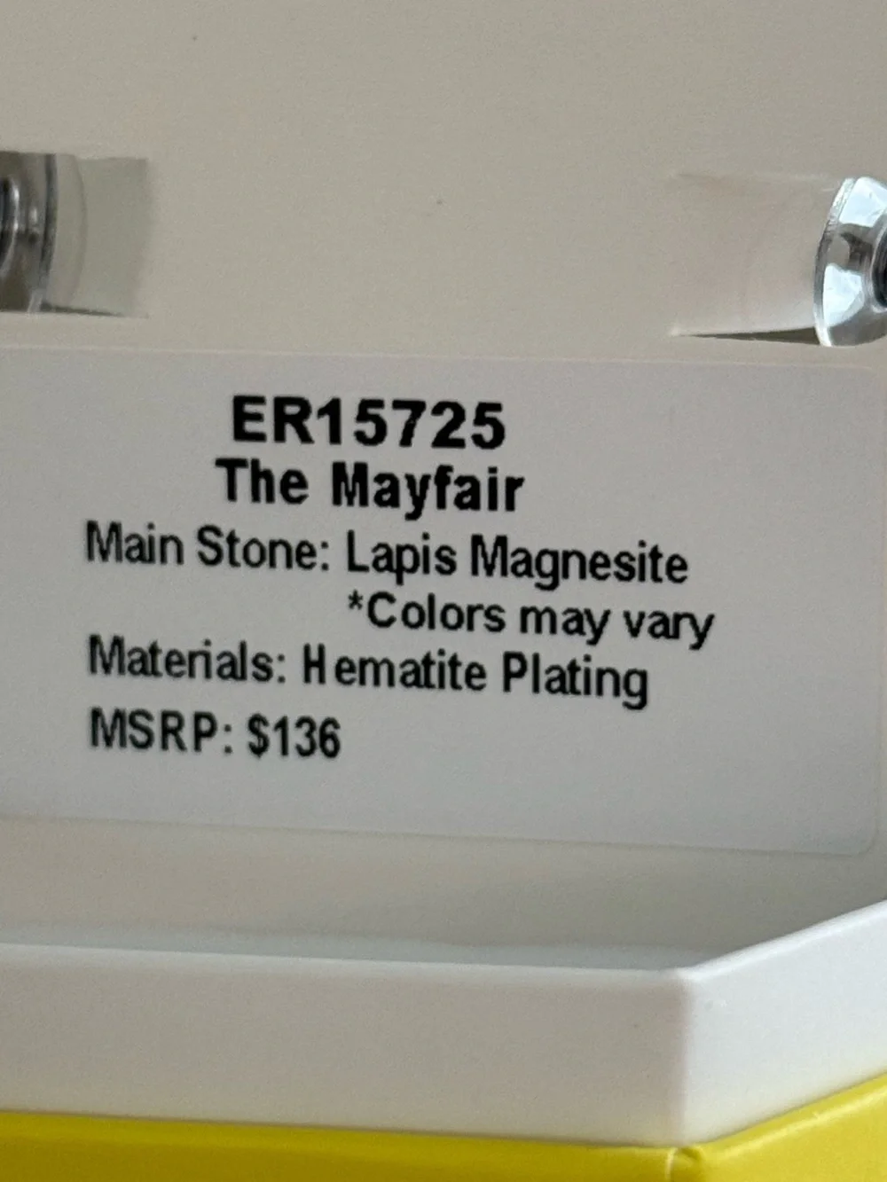 Bomb Party OG Earrings “The Mayfair” Brand New! #76